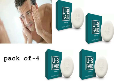 U-B FAIR Bathing Soap/Bar 150gm Each Pack of 4(4 x 150 g)