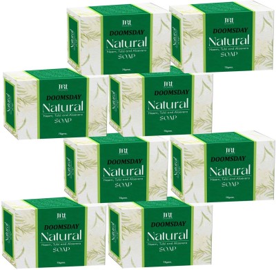 DOOMSDAY JRT SIGNET NEEM TULSI SOAP FOR SKIN CLEANSING PACK OF - 8(8 x 75 g)