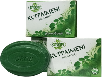 GRGR Kuppaimeni bath soap for skin infections 3 pack -300gm(3 x 100 g)
