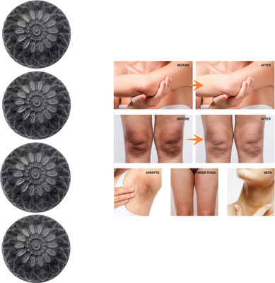 CHITAKSH Experience the power of nature with activated charcoal soap(4 x 100 g)