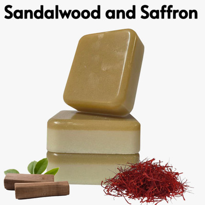 BEALOO Sandalwood and Saffron Soap provides you hydration & a glowing appearance daily.(3 x 100 g)