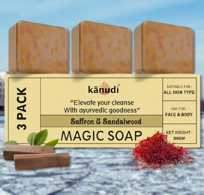 KaNuDi Soap for Glowing and Refreshing Skin(3 x 100 g)