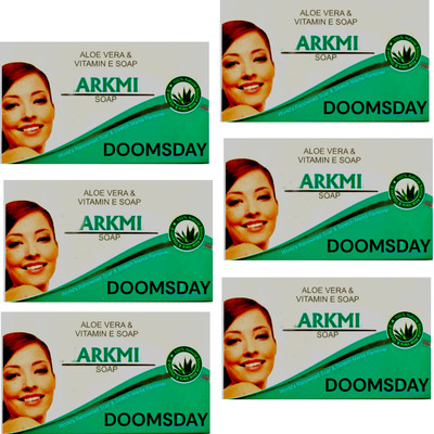 DOOMSDAY MARKMI SOAP ALOEVERA & VITAMIN E TO REMOVE SCAR & STRETCH PACK OF 6(6 x 75 g)