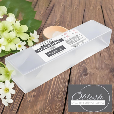 OBLESH E-Soap Base Bar For Soap Making Transparent Melt & Pour Glycerine Soap Base(500 g)