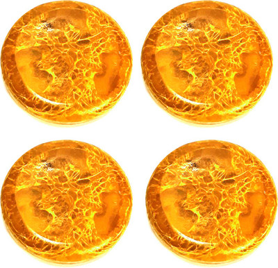 Devik Organics Haldi-Chandan Loofah Soap | Handmade | l Natural Loofah | Pack of 4 Soaps(4 x 100 g)