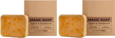 Sheny Sandal Wood And Saffron Soap For Glowing & Refreshing(2 x 100 g)