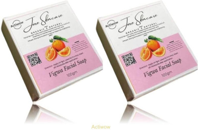 ACTIWOW Jiore Vigwa Facial Soap for Fresh, Hydrated Skin Combo(2 x 100 g)