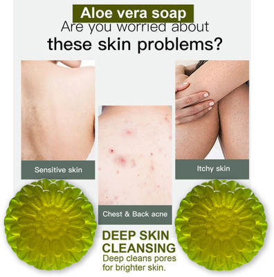 Groovy Refreshing Aloe Vera Soap (100GM) (PACK OF 2)(2 x 100 g)