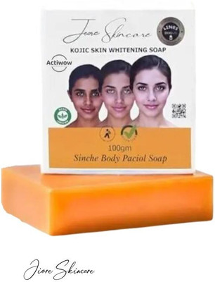 ACTIWOW Jiore Soap Silky Kojic Acid for Youthful Glow(100 g)