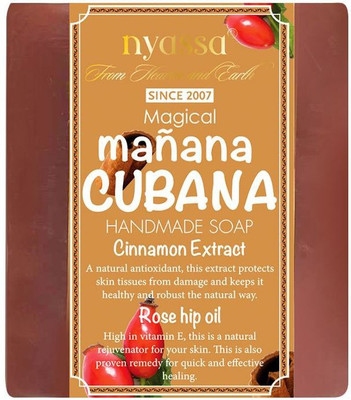 nyassa Luxurious Manana Cubana Handmade Natural Bath Soap|Cinnamom Extract(150 g)