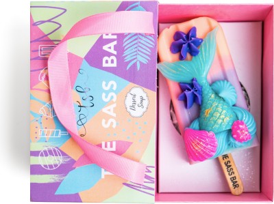 The Sass Bar Seascape Mermaid Popsicle Soap(118 g)