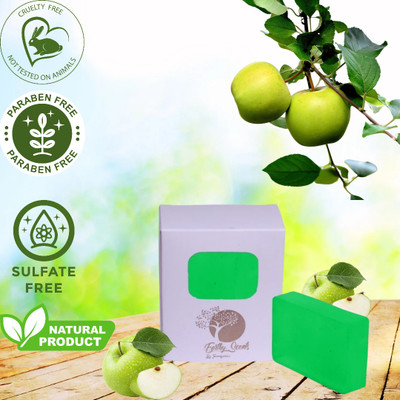Earthy Scents Green Apple Glycerin Soap(100 g)