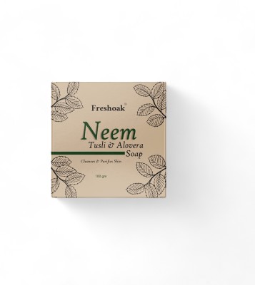 freshoak NEEM SOAP | BATHING BAR FOR REMOVES ACNE(8 x 100 g)