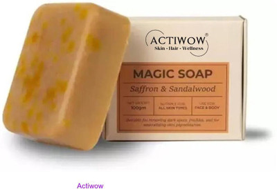 ACTIWOW Magic Soap Youth Glow Bar with Berry and Vitamin C(100 g)