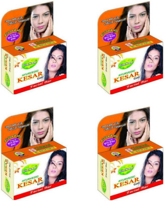 Girnar HERBAL KESAR GOTI FACIAL BAR SOAP 4X50G(4 x 50 g)