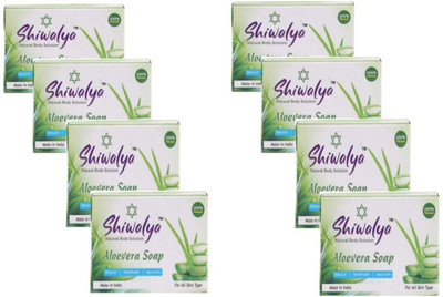 shiwalya Aloevera Bathing bar galacrine soap !! with pure natural oils !!(8 x 100 g)