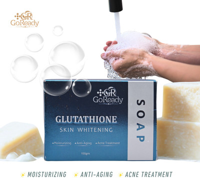 GoReady Brightening Soap with Glutathione | Pigmentation and Detan(100 g)
