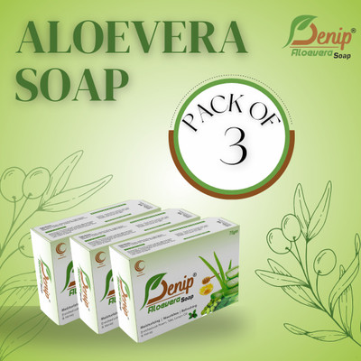 Denip Aloe Vera Soap, Anti Acne, Pimple and Refreshing Soap (Pack of 3)(3 x 75 g)