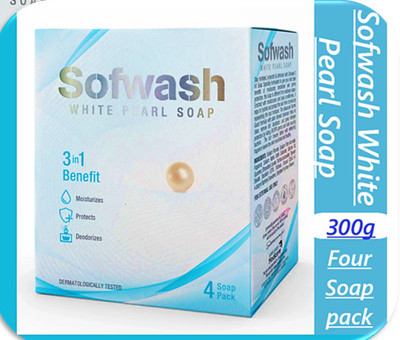 Modicare Sofwash White Pearl Soap 3 in 1 Benifit(300 g)