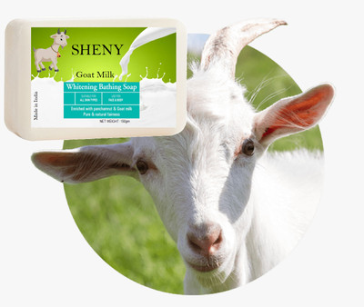 Sheny Goat Milk & White Musk Handmade Soap | Moisturizing(150 g)