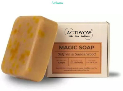 ACTIWOW Magic Soap Honey & Milk Bar for Baby Soft and Glowing Skin(100 g)