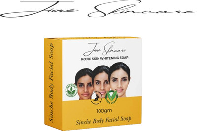 jiore skincare Sinche Soap Kojic Soap Helps Achieve Even Skin Tone and Clarity(2 x 100 g)