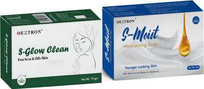 DEXTRON S-Glow Clean & S-Moist Nourishing Soap Combo – 150g(150 g)