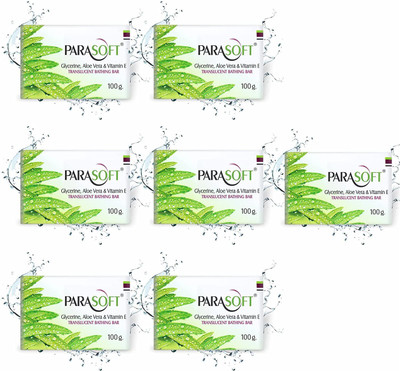 parasoft Moisturising Cleansing Body Soap For Dry Skin-100g(Pack of 7)(7 x 100 g)