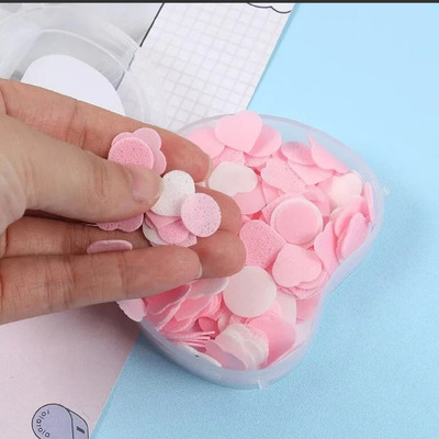 FRAILENO Travel Soft Paper Soap Flower Design(10 g)