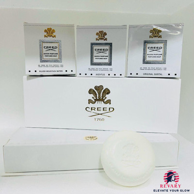 revary Creed Aventus PERFUMED Milk and Honey Bar SOAP(3 x 150 g)