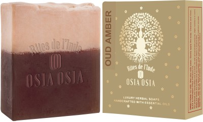 Osia Osia Ayurvedic Handmade Oud Amber Soap | Moisturizes & Nourishes Pack Of 1 (125g)(125 g)