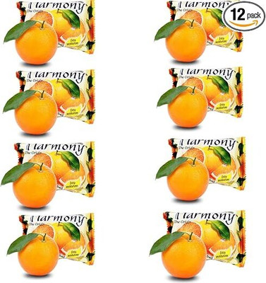 cezliar Harmony ORANGE SOAP FRUIT SOAP WITH EXTRA MOISTURIZER (PACK OF 8 PCS)(8 x 75 g)