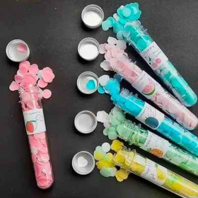 ghorela 6 Travel Soft Paper Soap Flower AGG Design Tube Shape Bottle(6 g)