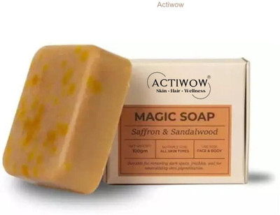 ACTIWOW Magic Soap Lemon Clean Bar with Skin Brightening Boost(100 g)