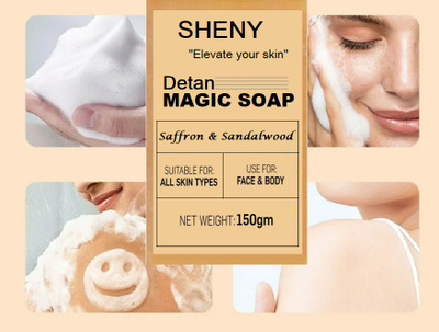 Sheny |Detan Soap For Tan Removal |Cold Processed For Natural(150 g)