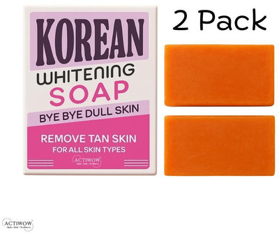 ACTIWOW Korean Soap Herbal Tan Brightening 2PCS(100 g)