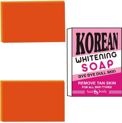 buewey KoreanGlowUp Korean Whitening Soap –A Bye Tan, Hello Shine(2 x 100 g)