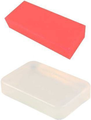 KINEX Combo Pack of Red Wine & Glycerin Ultra Clear Melt & Pour Soap Base (1000*2)(2 x 1000 g)