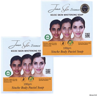 BEALOO jiore skincare soap Nourish Your Skin with Organic Herbal Soap(2 x 100 g)