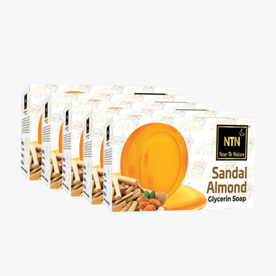 NTN Sandal Almond Glycerin Soap 5x100g(500 g)