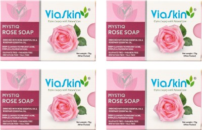 ViaSkin Mystiq Rose Soap(4 x 75 g)