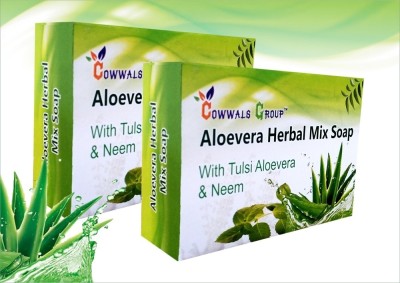 COWWAL'S GROUP Aloe Vera Anti Bacterial Soap Pack-2(2 x 25 g)