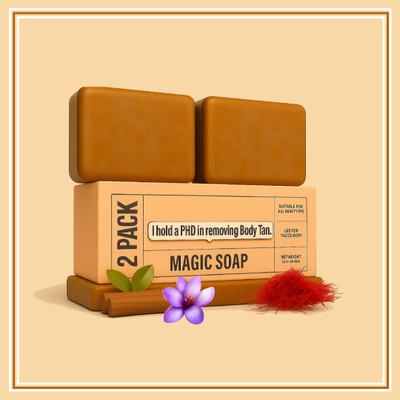 VIVAGLO Glow and Glossy ghar soap for detan skin 2+2 Combo(4 x 100 g)