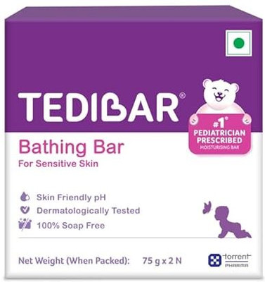 Tedibar BAR 2x75 Baby Bathing Soap(2 x 75 g)