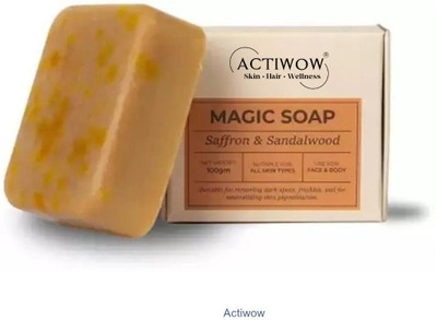 ACTIWOW Magic Soap Glow Up Bar with Berry Extracts(100 g)