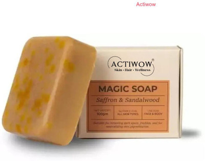 ACTIWOW Magic Soap Vitamin C Shine Bar for Dull and Tired Skin A001(100 g)