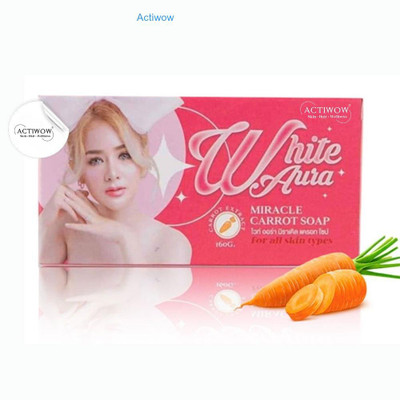 ACTIWOW White Aura Aloe Mint Soap for Cooling Effect(100 g)