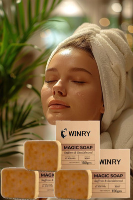 winry For Glowing Skin Magic Bath Soap Base(3 x 150 g)
