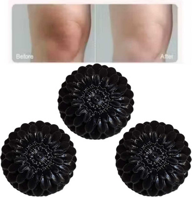 Green Aroma Charcoal Bathing Soap Bar Deeply Exfoliating Clean, Fresh, Bright, Glowing skin(3 x 100 g)