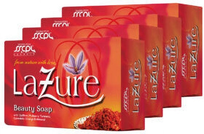 sscpl HERBALS Lazure Fairness Soap Combo 4 x 100g(4 x 25 g)